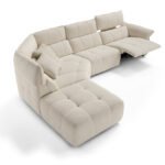 Kampinė sofa su el. reglaineriu Borg