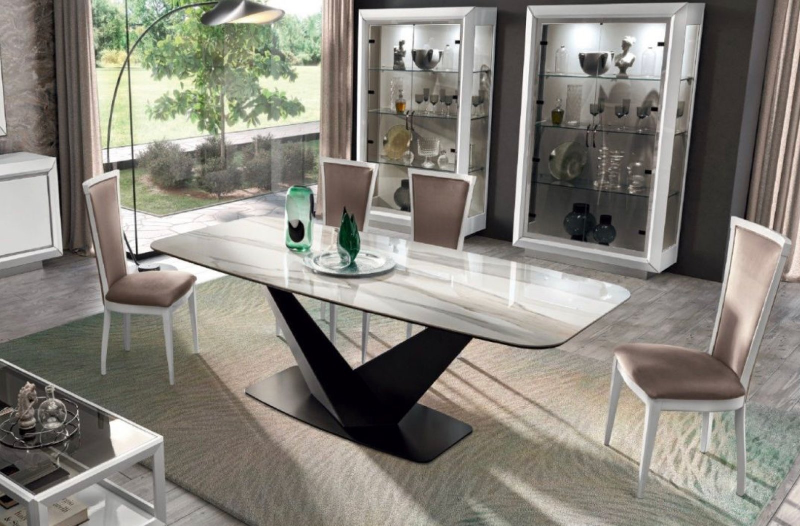 IMG_0966 Stalas Elite White Krystal Ceramic 200 cm - Image 1