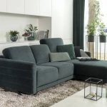 Kampinė sofa su miegamu mechanizmu Ibisco