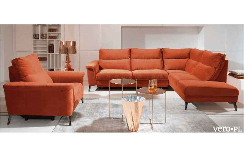 VERBRNA1 Kampinė sofa su miegamu mechanizmu Verbena - Image 1