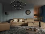 Kampinė sofa su miegamu mechanizmu Solfeggio Excellence