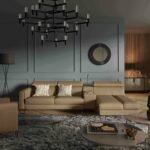 Kampinė sofa su miegamu mechanizmu Solfeggio Excellence