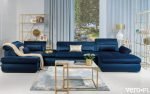 Kampinė sofa su miegamu mechanizmu Ortensia - Image 2