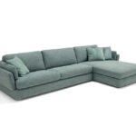 Kampinė sofa su miegamu mechanizmu Dambo