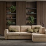 Kampinė sofa su miegamu mechanizmu Hill