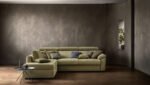 Kampinė sofa su miegamu mechanizmu Place