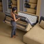 Kampinė sofa su miegamu mechanizmu Sax - Image 4