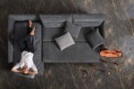 Kampinė sofa su miegamu mechanizmu Clock - Image 2
